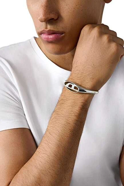 Diesel Solid open steel bracelet DX1597040