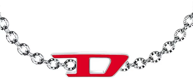 Diesel Timeless steel unisex bracelet D Logo DX1691040