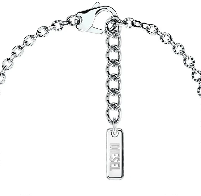 Diesel Timeless steel unisex bracelet D Logo DX1691040