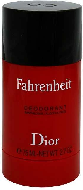 Christian Dior Dior Fahrenheit Alcohol Free Dezodorantas Stick pieštukinis dezodorantas vyrams, 75 g