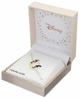 Disney Beautiful sidabrinis Mickey and Minnie Mouse bracelet BS00044SL-55.CS