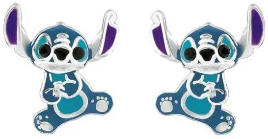 Disney Sidabriniai auskarai su smeigtukais Stitch Lilo & Stitch ES00037SRHL.CS
