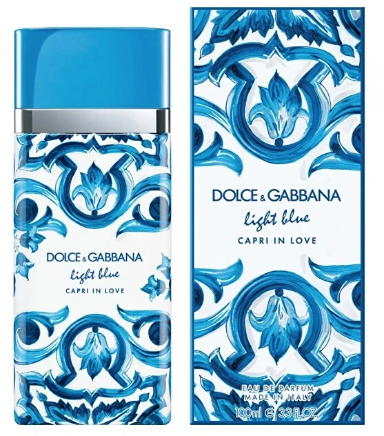 Dolce&Gabbana Light Mėlyna Capri In Love EDP parfumuotas vanduo moterims, 50 ml