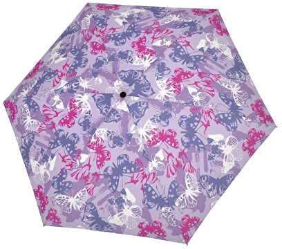 Doppler Vaikiškas sulankstomas skėtis „Kids Mini“ su šviečiančiu „Butterfly“ 72265BF