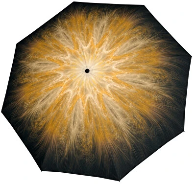 Doppler Fiber Magic Imperial Golden Feather Folding Umbrella 746165SGF