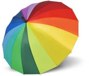 Doppler London Rainbow umbrella 74130R