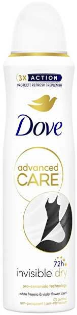 Dove Advanced Care Invisible Dry Antiperspirant moterims, 150 ml
