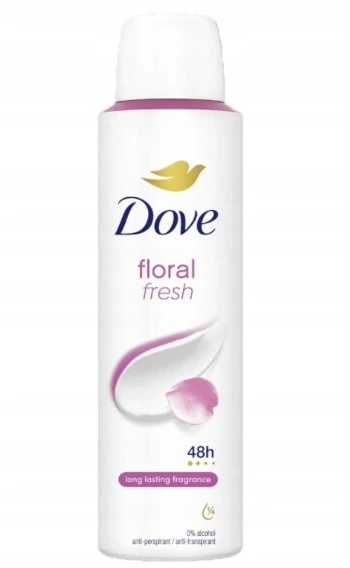 „Dove“ antiperspiranto purškiklis „Floral Fresh“ (antiperspirantas) 150 ml
