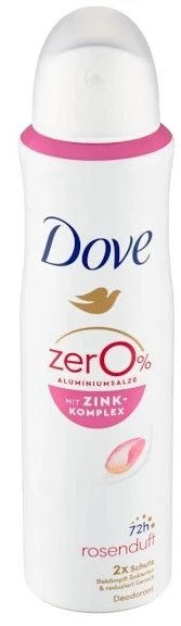 Dove dezodorantas purškiamas su cinku