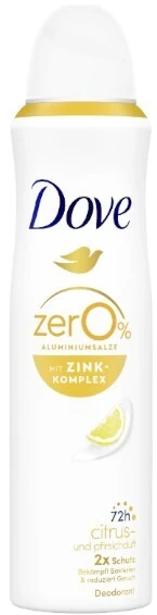 Dove dezodorantas purškiamas su cinko kompleksu