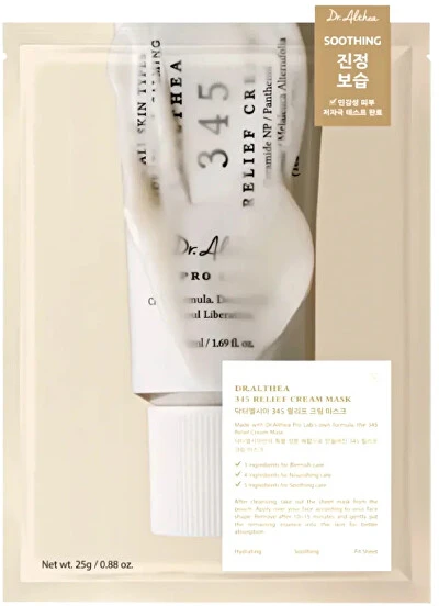 DR. ALTHEA 345 Relief Kreminis Mask veido kaukė 28 ml 1 vnt