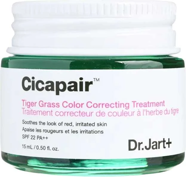 Dr Jart DR.JART_Cicapair Tiger Grass spalvą koreguojantis kremas nuo paraudimo, 50 ml
