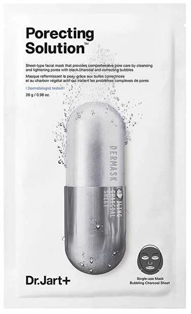 Dr. Jart+ Dermask Porecting Solution valomoji kaukė su aktyvintosiomis anglimis, 28 g