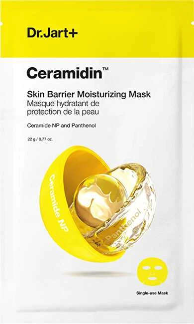 Dr. Jart+ Ceramidin Skin Barrier Moisturizing Mask drėkinamoji veido kaukė su keramidais, 22 g