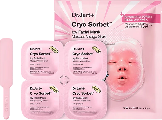 Dr. Jart Dr.Jart+ kriogeninės šerbeto ledinės veido kaukės, 3,84 g