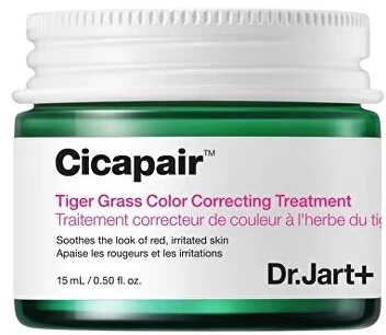 Dr. Jart+ Cicapair Tiger Grass Color Correcting Treatment intensyvaus poveikio kremas nuo odos raudonio, 50 ml