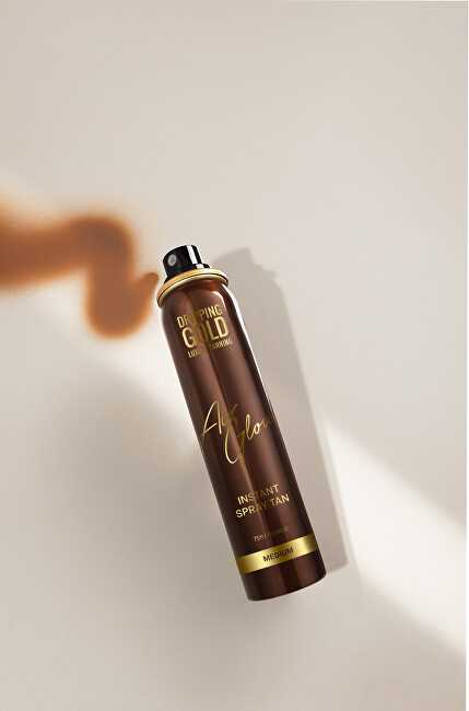 Dripping Gold Savaiminio įdegio purškiklis Vidutinio intensyvumo momentinis purškiamas įdegis 75 ml