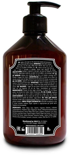 Dr.Jackson Eliksyras 6.0 Shaving Gel 500 ml