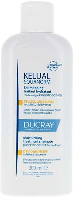 „Ducray Squanorm“ sausų pleiskanų šampūnas, 200 ml