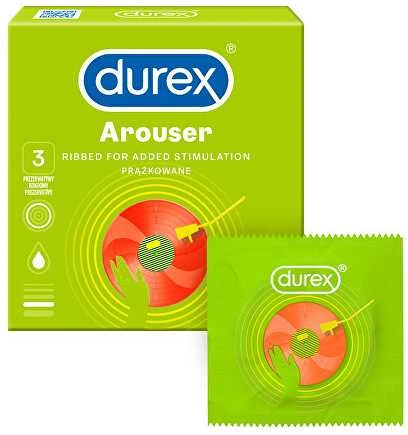 DUREX_Arouser briaunoti prezervatyvai, 3 vnt.