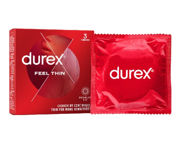 DUREX_Feel Thin Classic latekso prezervatyvai 3 vnt..