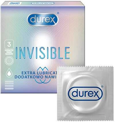 Durex nematomi A3 prezervatyvai papildomai sudrėkinti
