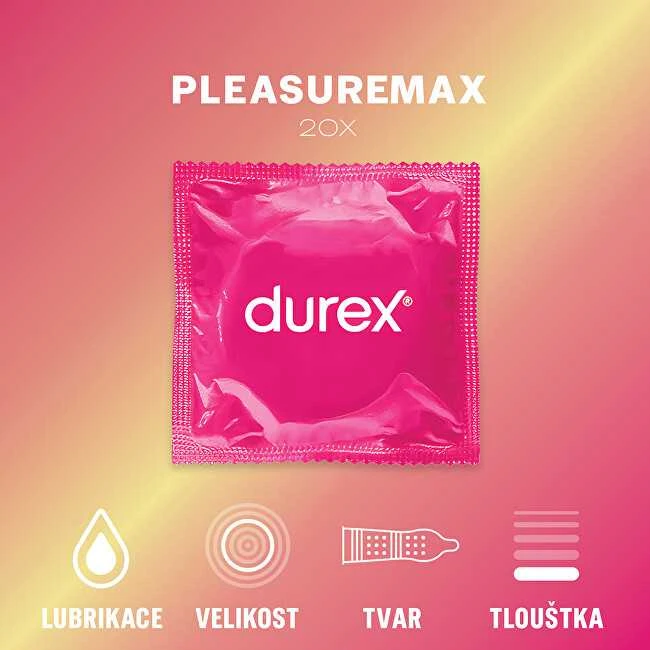 Stimuliuojantys prezervatyvai Durex Pleasure Mix 40 vnt