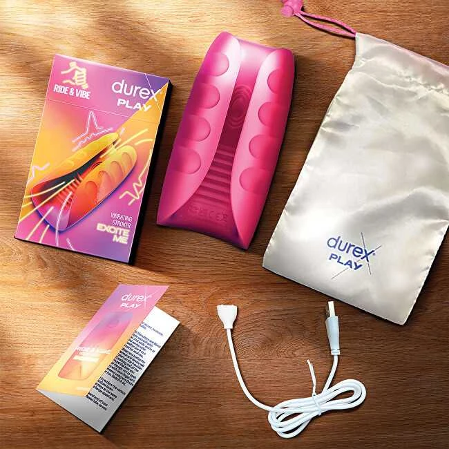 DUREX_Vibracinis „Stroker“ stimuliuojantis masažuoklis