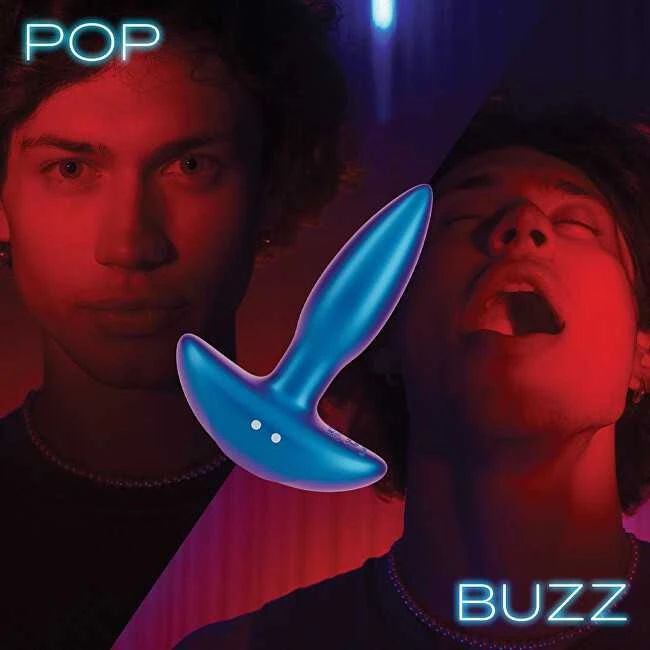Durex Play Pop & Buzz vibruojantis analinis kištukas