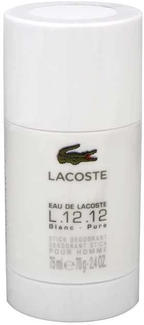 Lacoste Eau de Lacoste L.12.12 Blanc 24h Protection Dezodorantas Stick For Men, 75 g