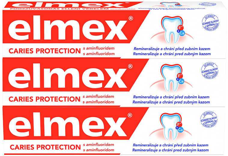 Elmex Dantų pasta Caries Protection 3 x 75 ml