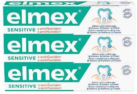 Elmex Dantų pasta Sensitive Professional 3 x 75 ml
