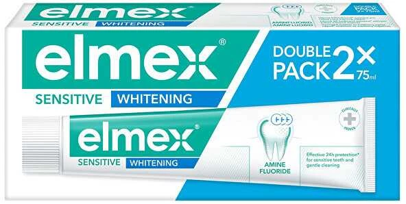 Elmex Sensitiv e Dantų balinimas Dantų makaronų balinimas Duopack 2x 75 ml