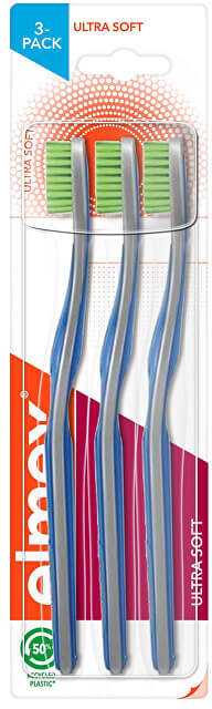 Elmex Ultra Soft dantų šepetėlis 3 vnt