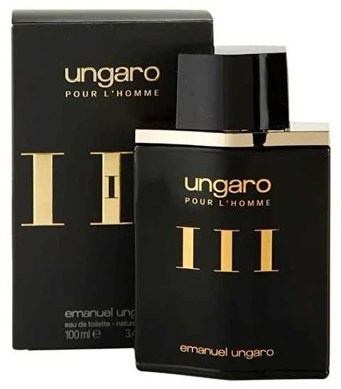 Tualetinis vanduo Emanuel Ungaro Por L Homme III Eau De Toilette Purškiklis 100ml
