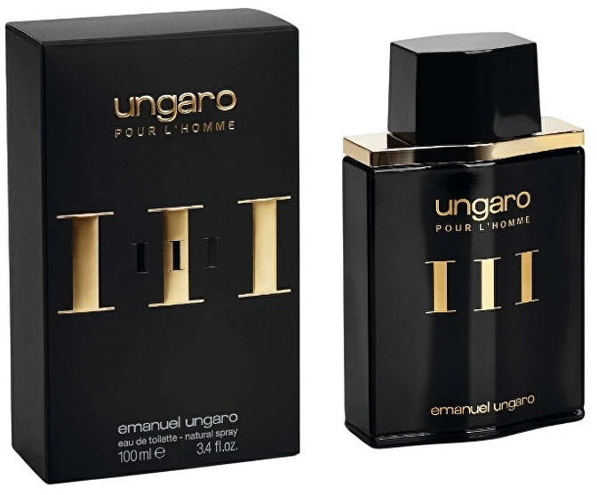 Tualetinis vanduo Emanuel Ungaro Por L Homme III Eau De Toilette Purškiklis 100ml