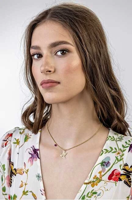 Emily Westwood Originalus auksu padengtas Dove karoliai EWN23042G