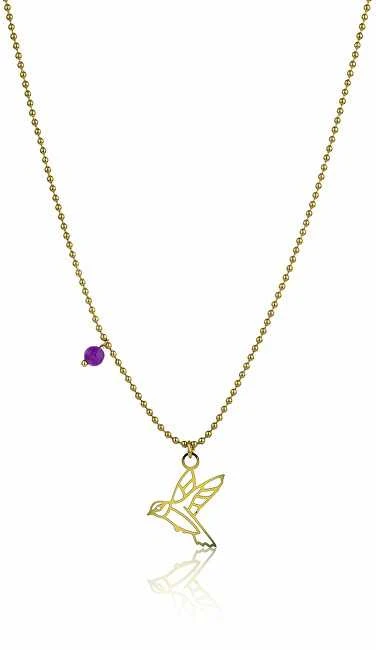 Emily Westwood Originalus auksu padengtas Dove karoliai EWN23042G