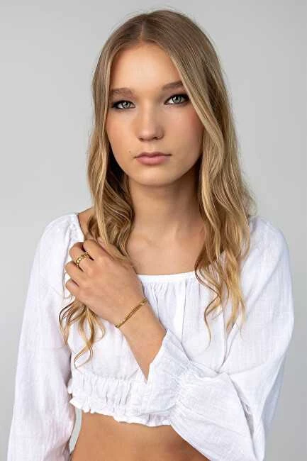 Emily Westwood Trigubai paauksuota apyrankė Alunara EWB250191G