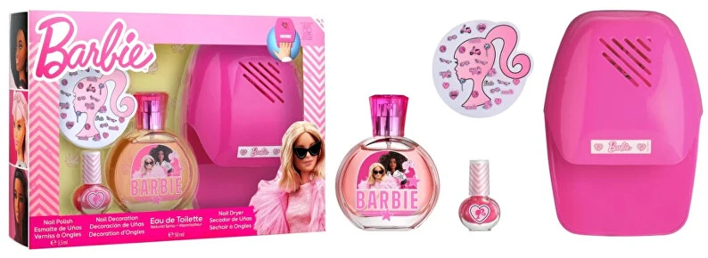 Cartoon Animacinių filmų Air-Val Barbie rinkinys EDT 50 rinkinio manikiūras