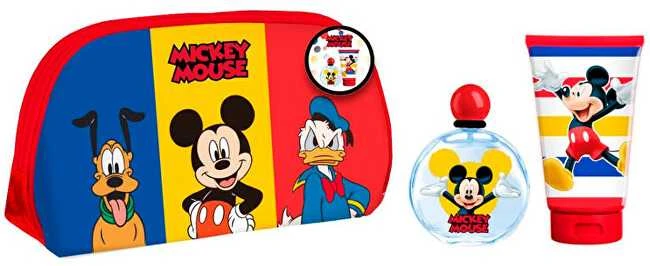 Disney Mickey Eau De Toilette Purškiklis 50ml 3 dalių rinkinys