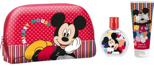 Disney Mickey Eau De Toilette Purškiklis 50ml 3 dalių rinkinys