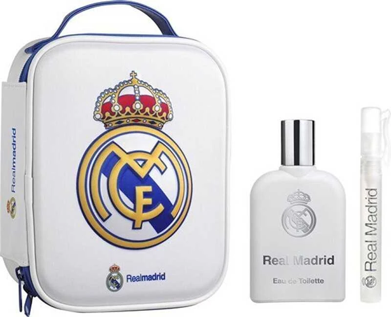Real Madrid rinkinys vyrams (EDT, 100 ml + EDT mini 10 ml + metalinė kosmetinė)