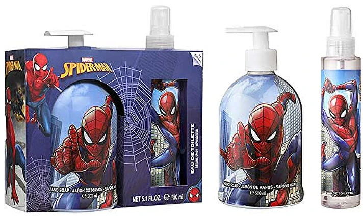 "Marvel Spiderman" tualetinis vanduo su purškikliu 150 ml, 2 vnt