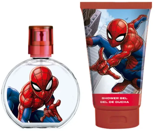 "Marvel Air-Val Spiderman" tualeto reikmenų krepšys EDT 50 Gel 100