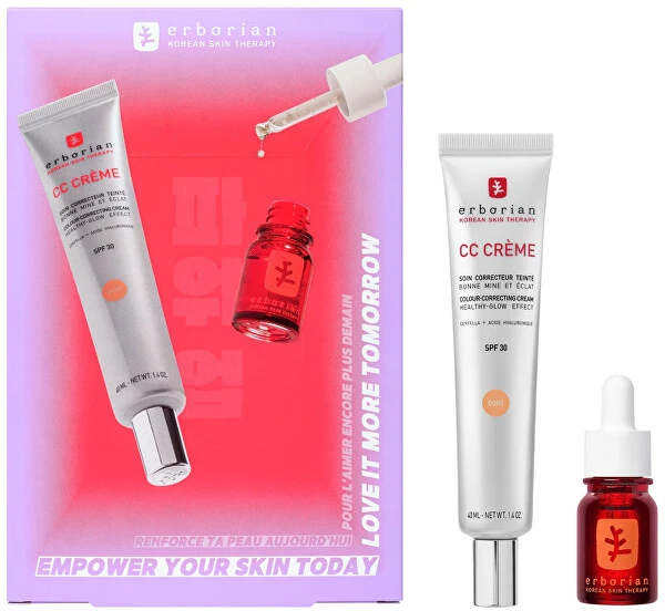 Erborian CC Crème Colour Correcting Kreminis Spf30 Doré 40ml Set 2 Pieces