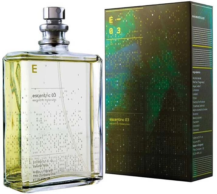 Escentric Molecules Escentric 03 EDT tualetinis vanduo Unisex, 100 ml