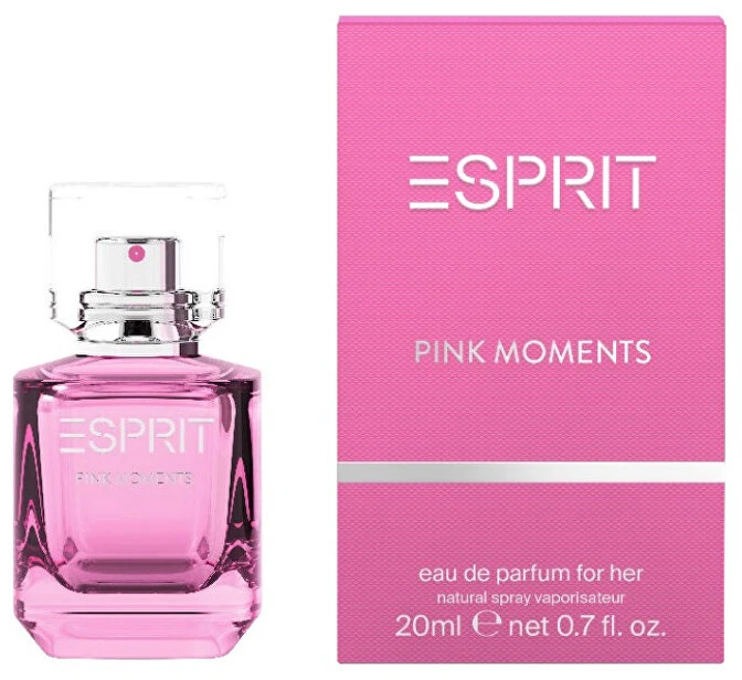 Esprit Rožinė Moments EDP parfumuotas vanduo moterims, 20 ml