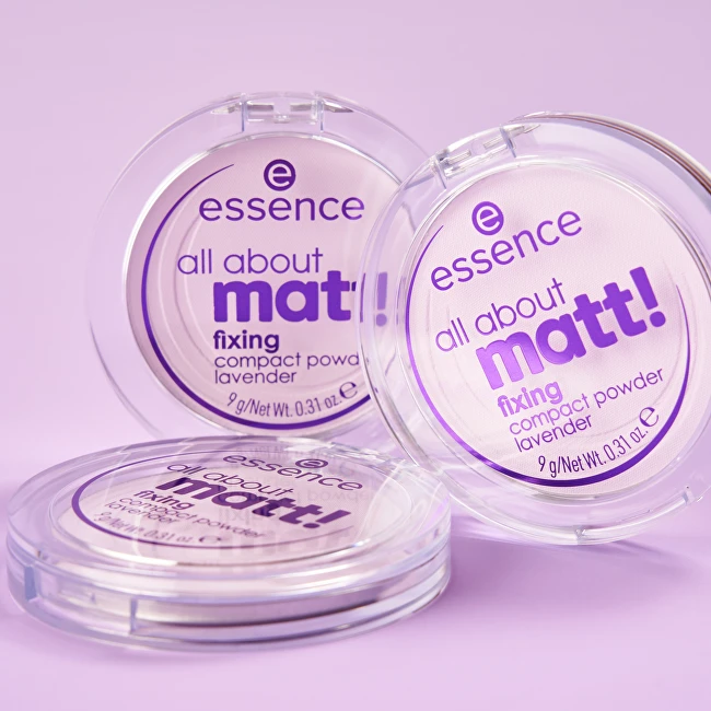 Essence All About Matt! Lavender Fixing Powder Compact Powder 9 g
