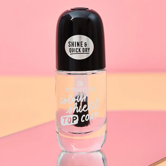 "Essence Cosmetics Colour Shield Top Coat"nagų lako viršutinis sluoksnis 8ml